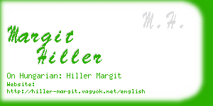 margit hiller business card